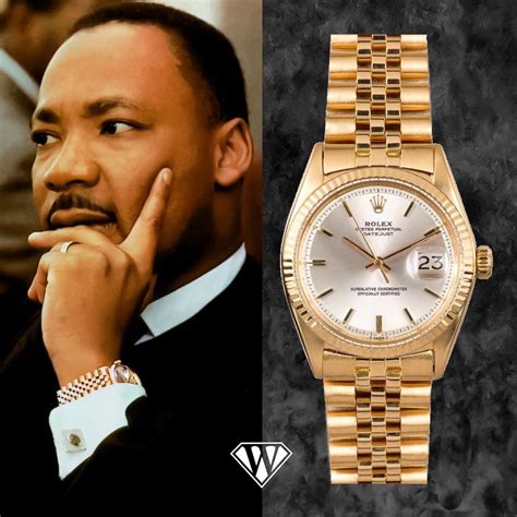 mlk gold rolex|martin luther king gold watch.